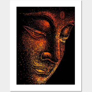 Warm Buddha Posters and Art